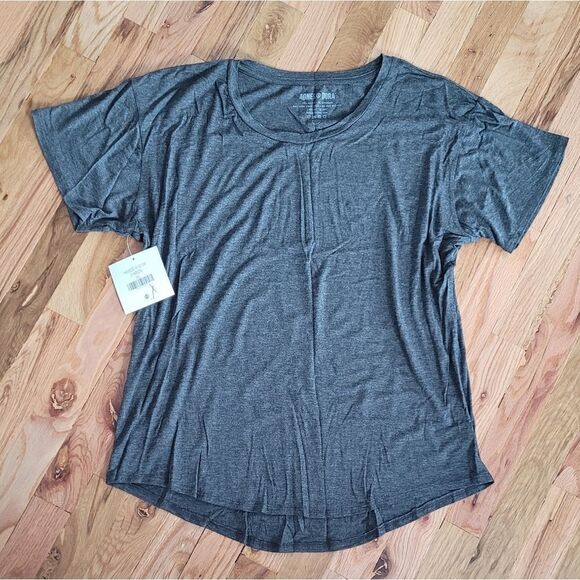 NWT Agnes & Dora Melrose Hi-Lo Top Charcoal - Picture 2 of 4